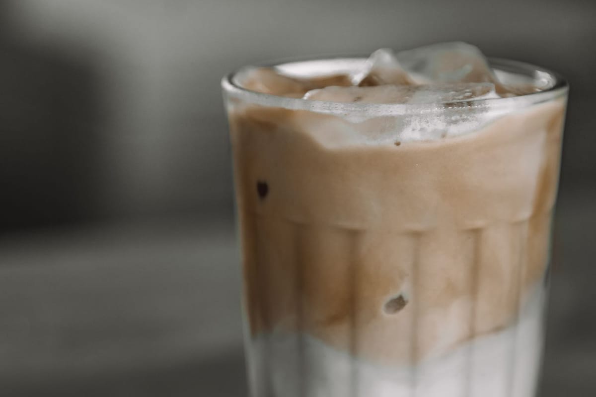 Ice coffee latte