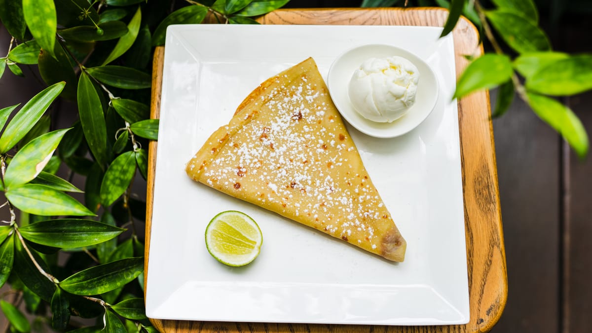 Crêpe pistache ou noisette