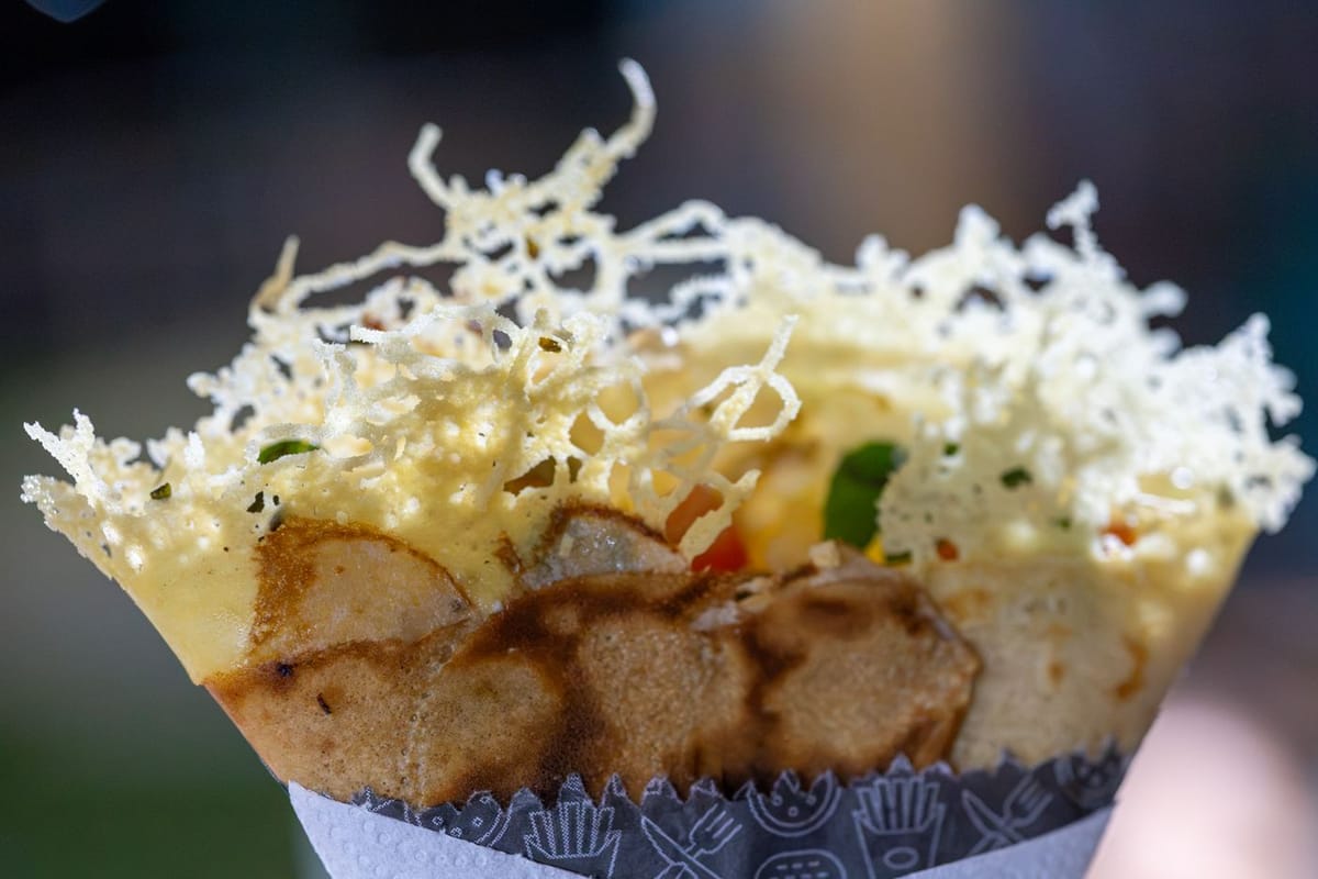 Crêpe salée œuf & fromage